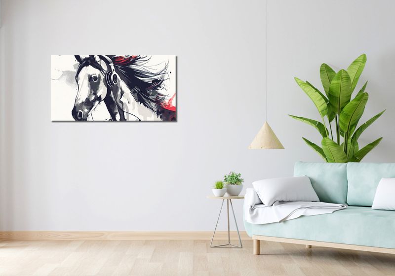 Obraz 100x50cm Koń na Słuchawie zdjęcie 2