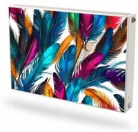 Mata magnetyczna magnes na grzejnik kaloryfer na wymiar KOLOROWE PIÓRA