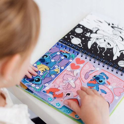 Totum Wyklejanie po numerach wyklejanka kolorowanka dla dzieci Stitch Stich na Arena.pl