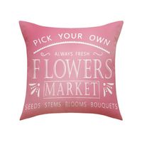 poszewka na poduszkę 45 x 45 cm flowers market pod159