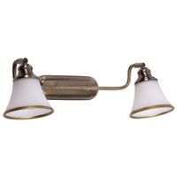 Kinkiet LAMPA ścienna GRANDO 6546 Rabalux klasyczna OPRAWA listwa retro klosz dzwon bell patyna