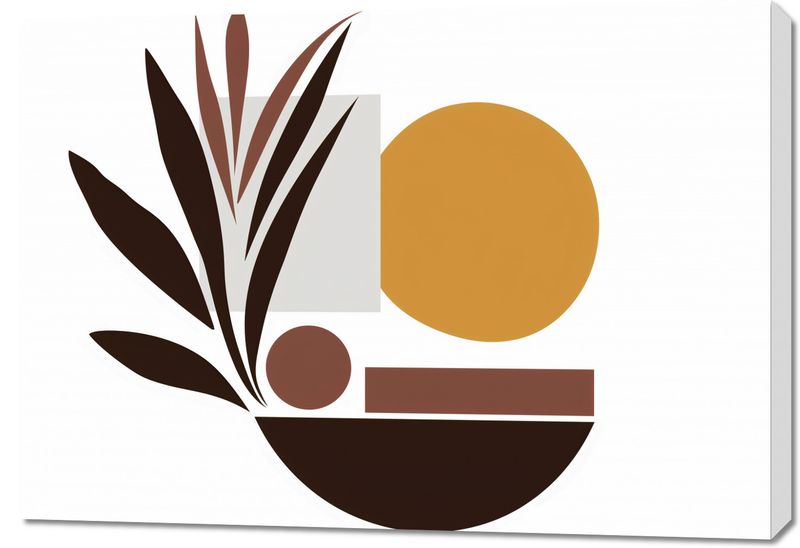 Obraz 100x70cm Stylizacja Roślin zdjęcie 1