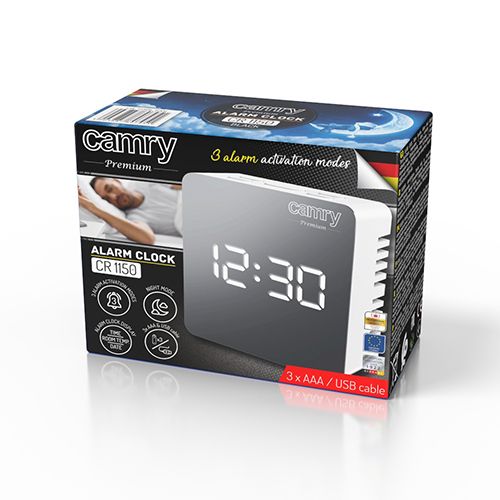 CR 1150 white Budzik LED na Arena.pl