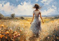 Plakat 42x29,7cm Podmuch Lata