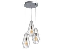 Lampa wisząca 3xE27 LEX SILVER