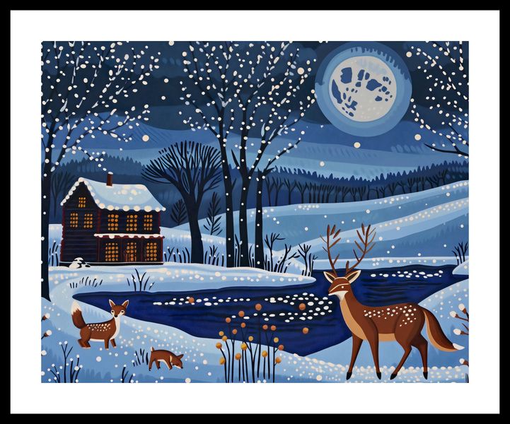 Plakat 50x40cm Przyszła Zima zdjęcie 3