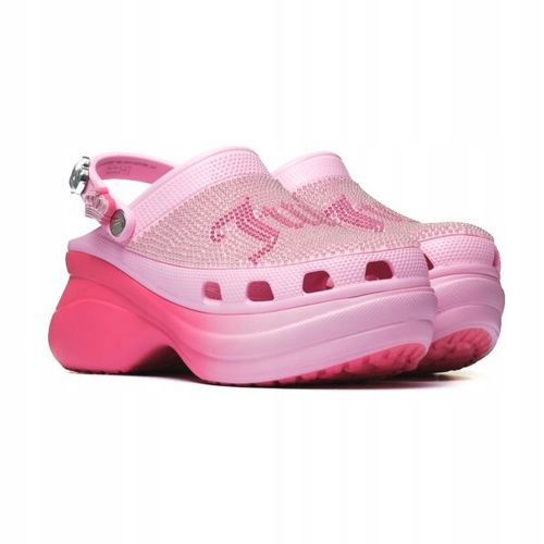 Damskie Buty Chodaki Platforma Koturn Crocs Juicy Couture Bae Clog 39-40 na Arena.pl