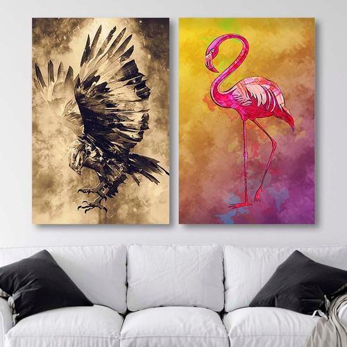 Deco Panel, Abstrakcja Flaming 50x70 na Arena.pl