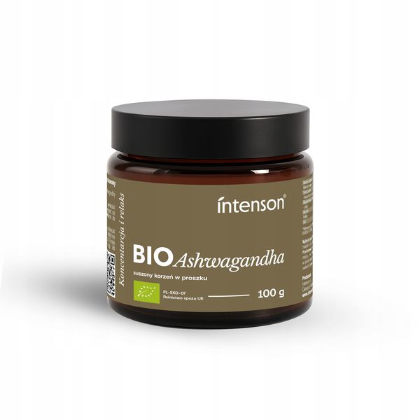 Intenson BIO Ashwagandha 100g zdjęcie 1