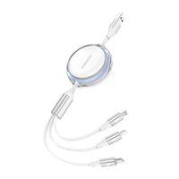 kabel 3w 1 foneng x113 1.1m biały