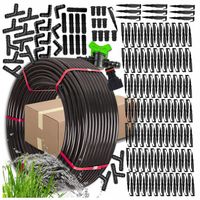 LINIA KROPLUJĄCA NAWADNIANIE KROPELKOWE 100m +194XXL WĄŻ KROPELKUJĄCY MOCNY