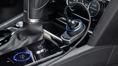 Transmiter FM Bluetooth USB-C AUX ładowarka PD QC na Arena.pl