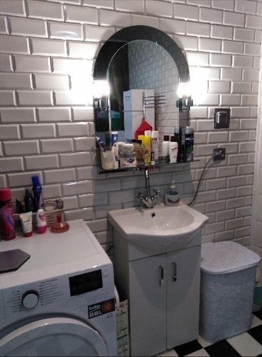 Ścienne Panele KAFELKI Białe 3D płytki ścienne panel kafelki PCV GREY SEAM na Arena.pl