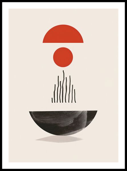 Plakat 50x70cm Półokrągła Forma zdjęcie 3