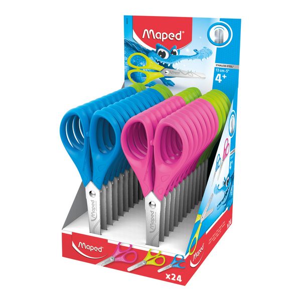 NOŻYCZKI SZKOLNE ESSENTIALS 13 CM 4+ MAPED zdjęcie 2