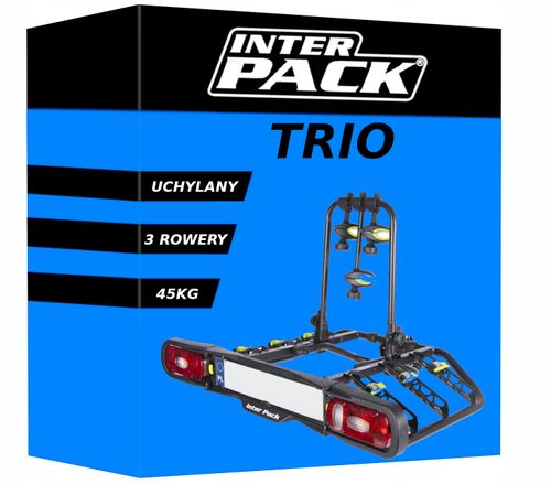 Platforma rowerowa bagażnik Inter Pack TRIO 13PIN na Arena.pl
