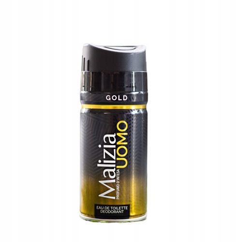 MALIZIA włoski dezodorant męski GOLD 150 ml zdjęcie 1