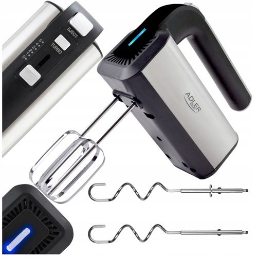 Mikser ręczny Robot kuchenny 800W 5 biegów + TURBO 4 Mieszadła Wolny start na Arena.pl