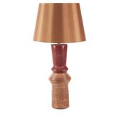Lampa dekoracyjna stołowa ELDA 35X35X75 ceglasta