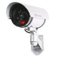 Atrapa kamery zewnętrznej migające światło LED naklejka Security System