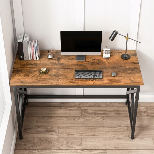 Biurko komputerowe w stylu rustykalnym 120cm zdjęcie 3