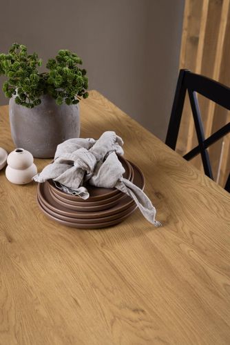 Stół Peru 120x80cm dąb/czarny na Arena.pl