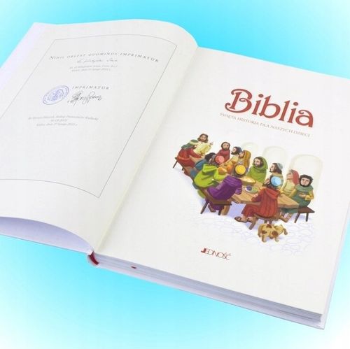 Biblia- Pamiątka I Komunii Świętej z Twoją okładką na Arena.pl