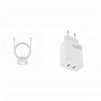 Ładowarka sieciowa GaN 45W dwa USB-C z kabelem do Motorola Moto G85 5G
