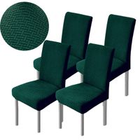 ZESTAW 4X POKROWIEC NA KRZESŁO ŻAKARD JODEŁKA