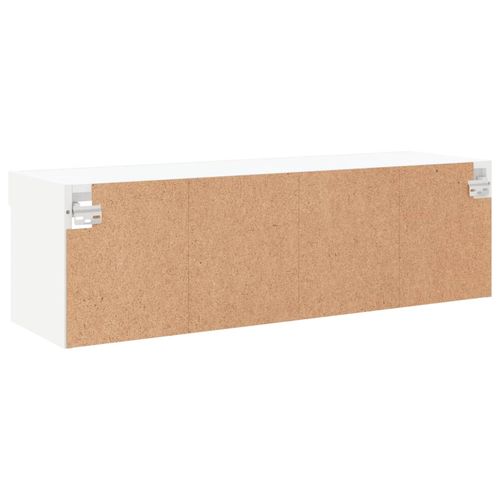 Szafka TV z oświetleniem LED, biała, 100x30x30 cm na Arena.pl