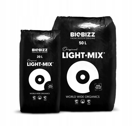 BIOBIZZ LIGHT-MIX 20L, Organiczna ziemia kwiatowa z perlitem, pH 6.2 na Arena.pl