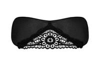 Czarna Maska na Oczy Obsessive - Satinia One Size (uniwersalny)