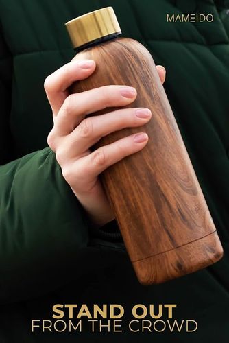 Termos Butelka na Wodę Bidon 500ml wzór drewna na Arena.pl