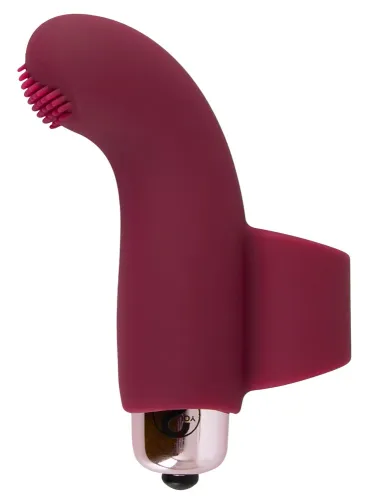 magic shiver finger vibe silikonowy model na palec 8,5 cm z wypustkami na Arena.pl