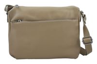 Torebka ze skóry naturalnej - listonoszka Beżowa