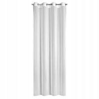 Firana gotowa na przelotkach DALIA 140x250 Eurofirany biała