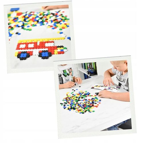 KLOCKI KONSTRUKCYJNE MINI WAFLE Meli Minis Pastel 1200 El PUZZLE MOZAIKA na Arena.pl