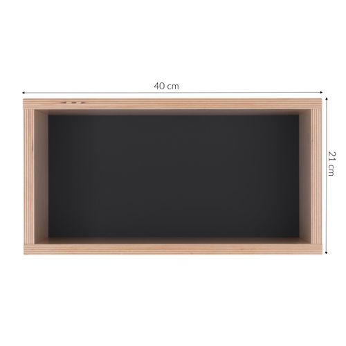 Półka Migos 40 cm czarna na Arena.pl