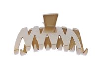 Klamra francuska do włosów beżowa 4,5x9 cm