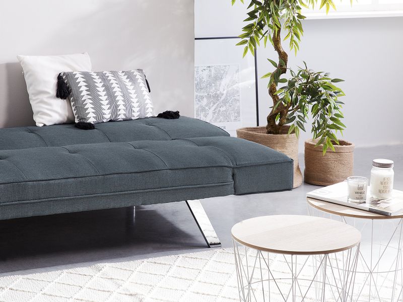 Sofa rozkładana granatowa BRISTOL zdjęcie 5