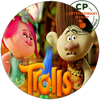 Opłatek na tort Trolls Trolle