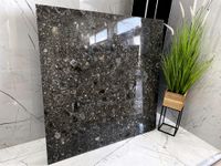 Duże płyty polerowane jak BETON gres GRAFIT 120x120 WYSOKI POŁYSK Tanio