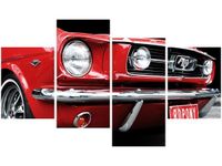 140CM 70 OBRAZ RED MUSTANG Y ŚCIENNY