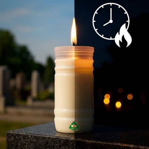 Wkłady do Zniczy Rewelacyjne na Upały Parafinowe 4 dni x20 Czyste Wypalanie na Arena.pl