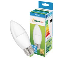 Żarówka LED E27 świecowa 6W 230V zimna CW WOJ13062 SPECTRUM