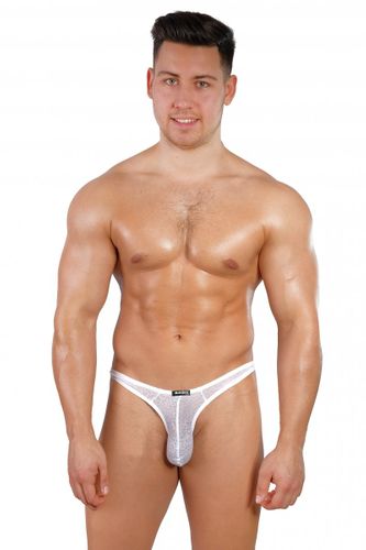Stringi męskie Miboer Waiter White [Push-Up!] M na Arena.pl