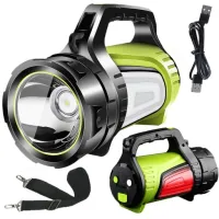 LATARKA SZPERACZ AKUMULATOROWA POWERBANK MOCNA LED