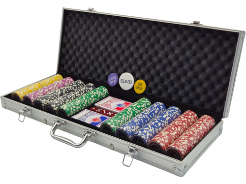 ZESTAW DO POKERA 500 ELEMENTÓW na Arena.pl