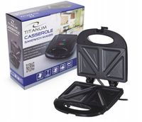 TOSTER OPIEKACZ DO KANAPEK TOSTÓW SANDWICH 700W TITANUM 2 X TOSTY