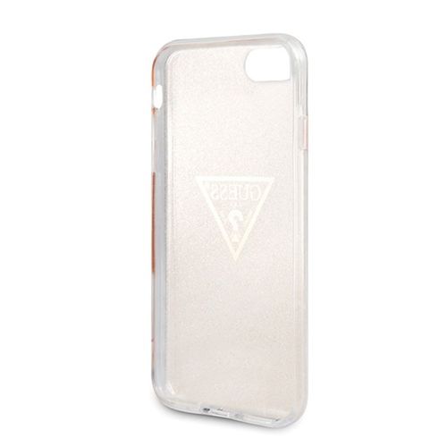 Guess Solid Glitter Triangle - Etui iPhone 8 / 7 (Gold) na Arena.pl